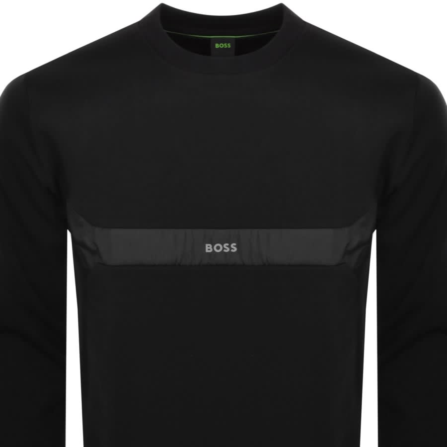 Hugo boss salbo sweatshirt black clearance